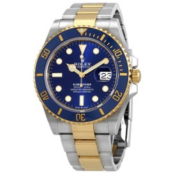 Pre-owned Rolex Submariner Blue Dial Men's Watch M126613LB-0002