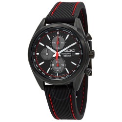 Solar Black Dial Black Silicone Men's Watch SSC777P1