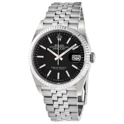 Datejust 36 Automatic Black Dial Ladies Watch 126234BKSJ