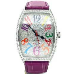 Pre-owned Franck Muller Color Dreams Automatic Diamond Men's Watch 6850 SC D CD