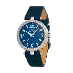 Le Vian Time Quartz Diamond Blue Dial Ladies Watch LV19006-DD