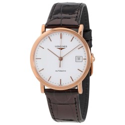 Elegant White Dial Automatic Ladies Watch L47788120