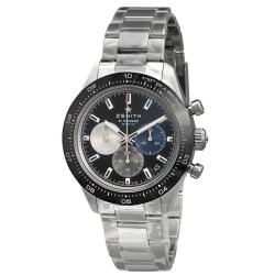 Pre-owned Zenith El Primero Chronomaster Sport Chronograph Automatic Chronometer Black Dial Men's Watch 03.3100.3600/21.M3100