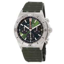Chronomat B01 Chronograph Automatic Green Dial Men's Watch AB0134101L2S1