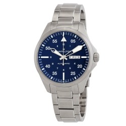 Khaki Aviation Automatic Blue Dial Men's Watch H64635140
