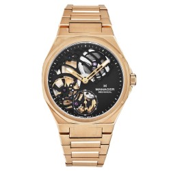 Revolution Hand Wind Black Dial Men's Watch MAN-RM-09-RM