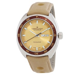 American Classic Pan Europ Day Date Automatic Beige Dial Men's Watch H35435820