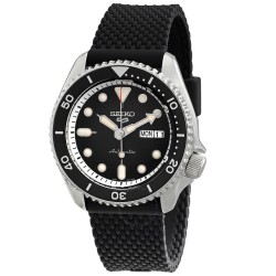 5 sports Automatic Black Dial Men's Watch SRPD73K2