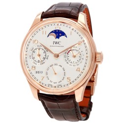 Portugieser 18kt Rose Gold Prepetual Calendar Automatic Men's Watch IWC5033-02