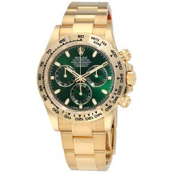 Cosmograph Daytona Green Dial 18K Yellow Gold Oyster Men's Watch 116508GRSO