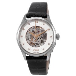 Artelier Automatic Diamond Silver Skeleton Dial Ladies Watch 01 560 7724 4031-07 5 17 64FC