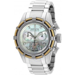 Bolt Chronograph Quartz White Dial Ladies Watch 90009