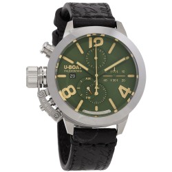 Classico Chronograph Automatic Green Dial Men's Watch 9581