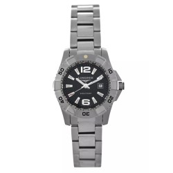 Pre-owned Longines Hydro Conquest Quartz Black Dial Ladies Watch L3.247.4.56.6