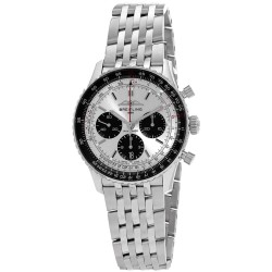 Navitimer B01 Chronograph Automatic Silver Dial Men's Watch AB0138241G1A1