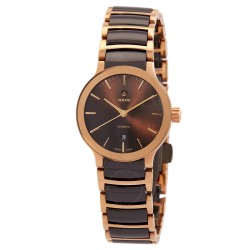 Centrix Automatic Brown Dial Ladies Watch R30183302