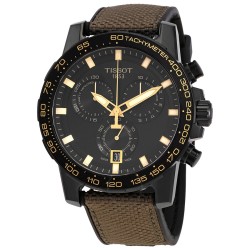 Supersport Chronograph Quartz Black Dial Men's Watch T125.617.37.051.01