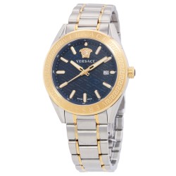 V-Code Quartz Blue Dial Men's Watch VE6A00523