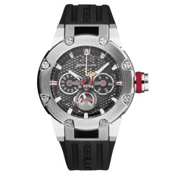 Predator Chronograph Automatic Black Dial Men's Watch RB.PR.MCH.ST.ALW