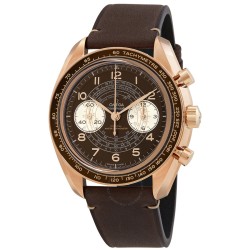 Pre-owned Omega Speedmaster Chronograph Hand Wind Brown Dial Men's Watch 329.92.43.51.10.001