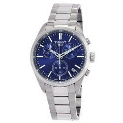 PR 100 Chronograph Quartz Blue Dial Men's Watch T1504171104100