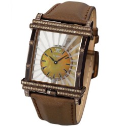Floater Quartz Diamond Champagne Dial Unisex Watch LV767RSMP