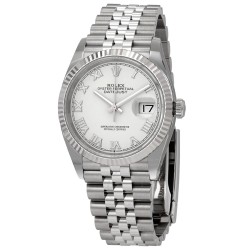 Datejust 36 Automatic White Dial Ladies Jubilee Watch WRJ