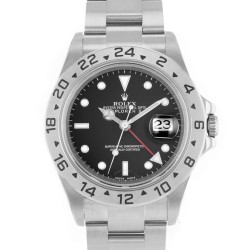 Pre-owned Rolex Explorer II Automatic Black Dial Men's Watch 16570 BKSO