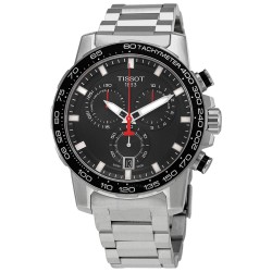 Supersport Chronograph Quartz Black Dial Men's Watch T125.617.11.051.00