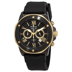 Marine Star Chronograph Black Dial Men's Watch 98B278