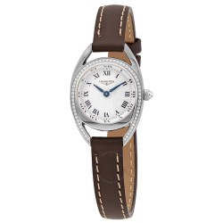 Equestrian Quartz Diamond Silver Guilloche Dial Ladies Watch L6.135.0.71.2