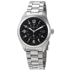 Khaki Field Black Dial Stainless Steel Men's Watch H68551933