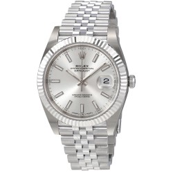 Oyster Perpetual Datejust Silver Dial Automatic Men's Watch 126334SSJ
