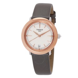 Glendora Quartz Diamond Cream Opalin Dial Ladies Watch T929.210.46.266.00