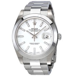 Oyster Perpetual Datejust White Dial Automatic Men's Watch 126300WSO