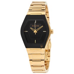Gemini Quartz Black Dial Ladies Watch 97L164