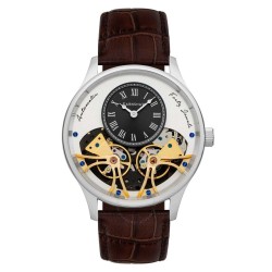 Scientists Faraday Double Barrel Black Dial Men's Watch ES-8179-03