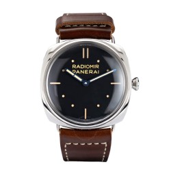 Pre-owned Panerai Radiomir S.L.C. 3 Days Black Dial Men's Watch PAM00449