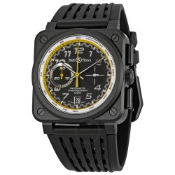 Pre-owned  BR03-94 Chronograph Automatic Black Dial Men's Watch