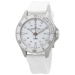 Khaki Navy Scuba Quartz White Dial Unisex Watch H82221310