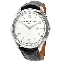 Clifton Date Silver Dial 45 mm Men's Watch 10419