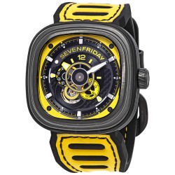 Racing Team Automatic Yellow Skeleton Dial Men's Watch P3B/03