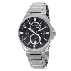 Attesa Moon Phase Black Dial Men's Watch BU0060-68E