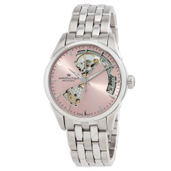 Jazzmaster Automatic Pink Dial Ladies Watch H32215170