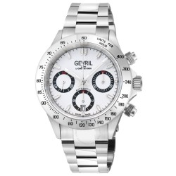 New Amsterdam Chronograph Automatic White Dial Men's Watch 44606B