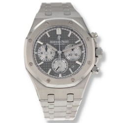 Pre-owned Audemars Piguet Royal Oak Chronograph Silver-tone Dial Men's Watch 26315ST.OO.1256ST.02