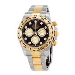 Daytona Chronograph Automatic Diamond Black Dial Men's Watch 126503-0002