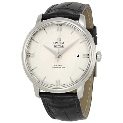 Pre-owned Omega De Ville Prestige Automatic Chronometer Silver Dial Men's Watch 424.13.40.20.02.001