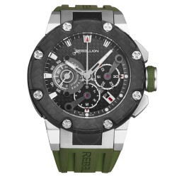 Predator Chronograph Automatic Black Dial Men's Watch RB.PR.CH.TICF.BK