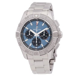 Super Avenger B01 46mm Chronograph Automatic Blue Dial Men's Watch EB0148101C1E1